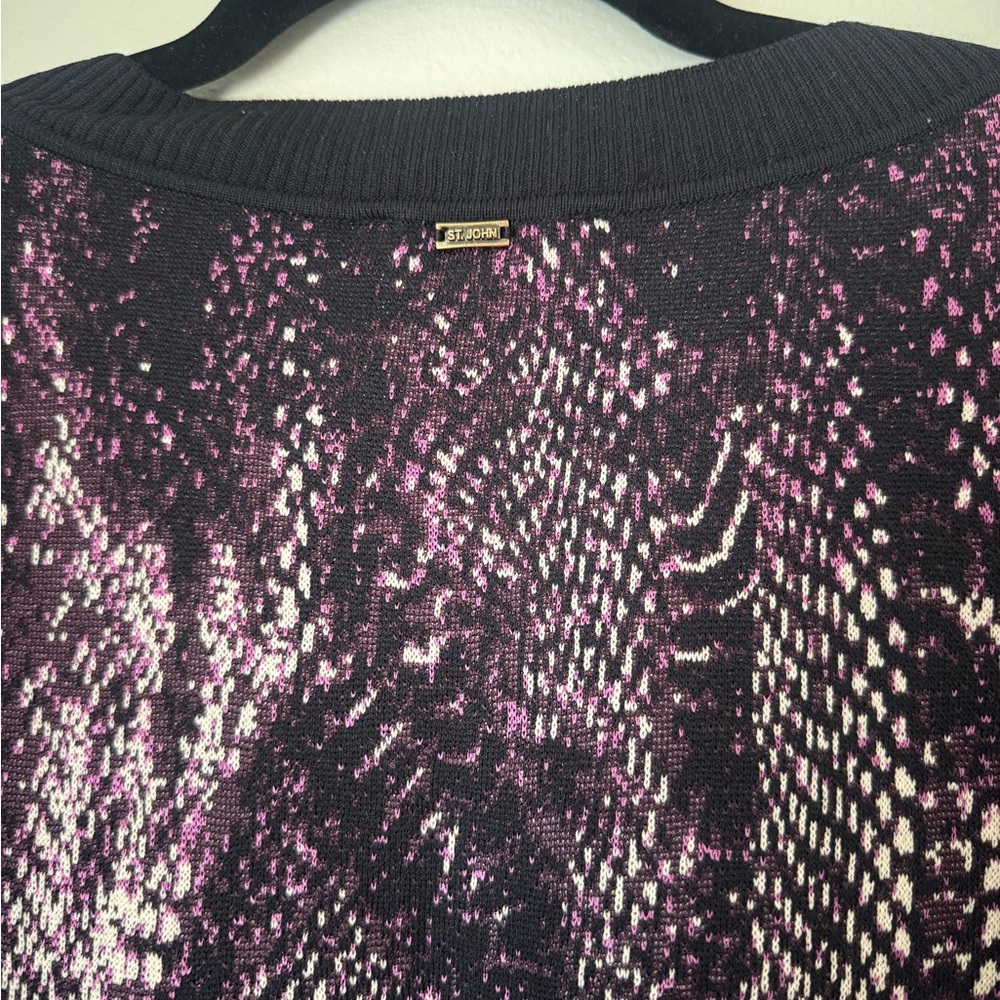 St. John Sport Knit Twin Set Cardigan and Matching Shell - Picture 8 of 8